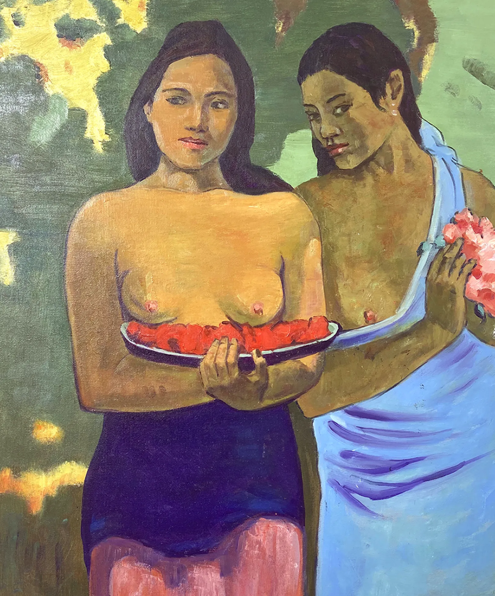 Galerie Mont Gauguin<Zwei Tahitianerinnen - Paul Gauguin